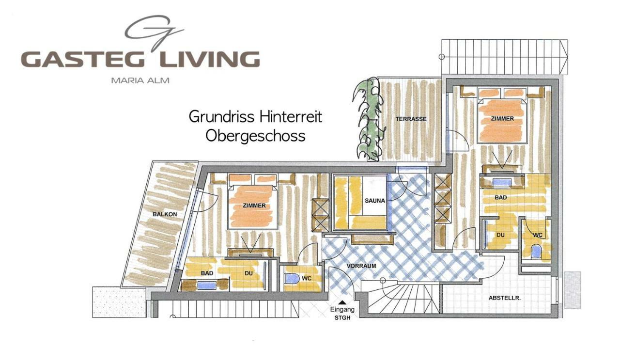 Gasteg Living Lägenhet Maria Alm am Steinernen Meer Exteriör bild